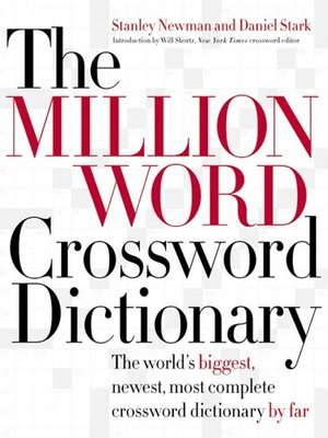 cover image of The Million Word Crossword Dictionary